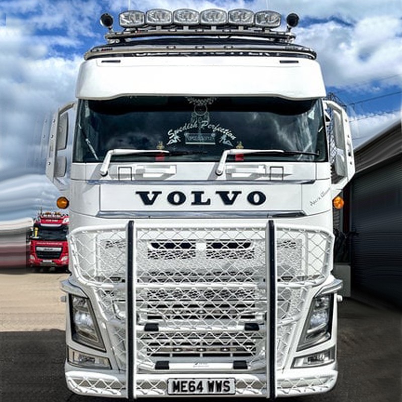 VISIÈRE XXL VOLVO 2 VEILLEUSES NTG - FH4 FH5 FH16 - POLYESTER ADAPTABLE