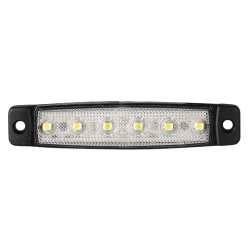 Feu de gabarit 6 LED extra plat blanc – Visibilité optimale et design discret