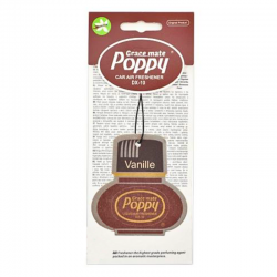 Désodorisant Poppy Grace Mate Cards Vanille – Senteur douce et gourmande