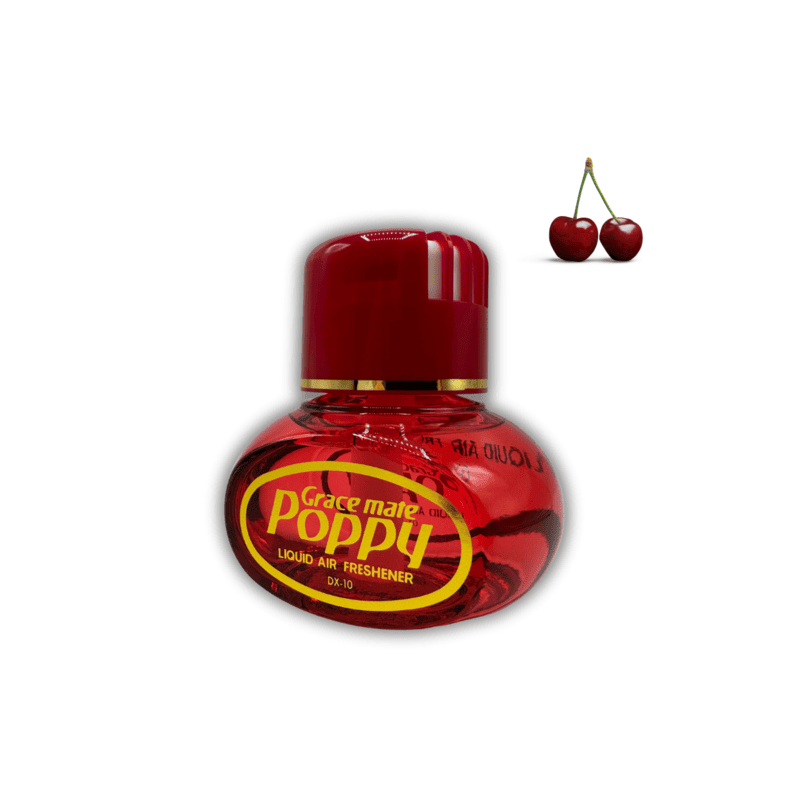 Désodorisant Poppy Grace Mate Cerise – Parfum sucré et fruité pour une touche de fraîcheur dans son véhicule