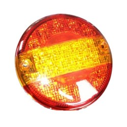 Feu arrière rond LED – Éclairage 3 positions pour camions et remorques