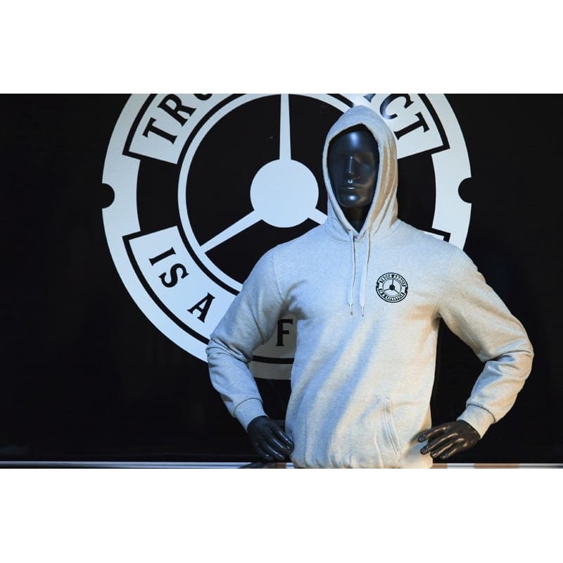 Sweat camionneur gris Truck Addict – Coupe masculine et moderne