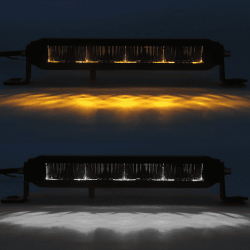 Projecteur LED SLIM – Format discret, faisceau longue distance - Exemple de nuit