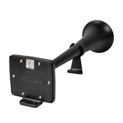 Klaxon pneumatique HADLEY noir – Son puissant et look tuning : 49cm vue de dos