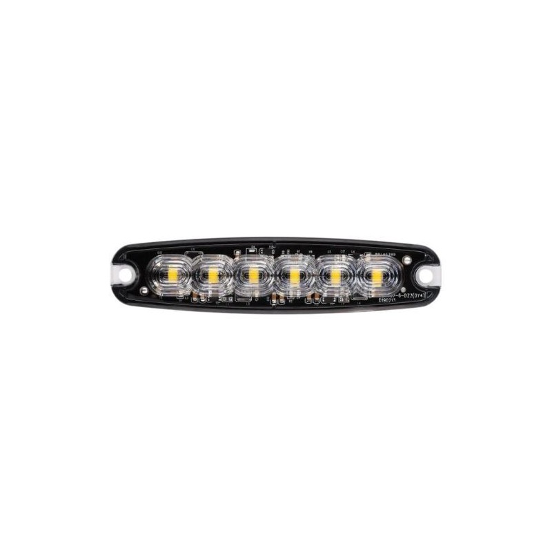 Éclairage de sécurité LED – Feu plat haute intensité - 6 LEDs Éclairage de sécurité LED – Feu plat haute intensité - 6 LEDs