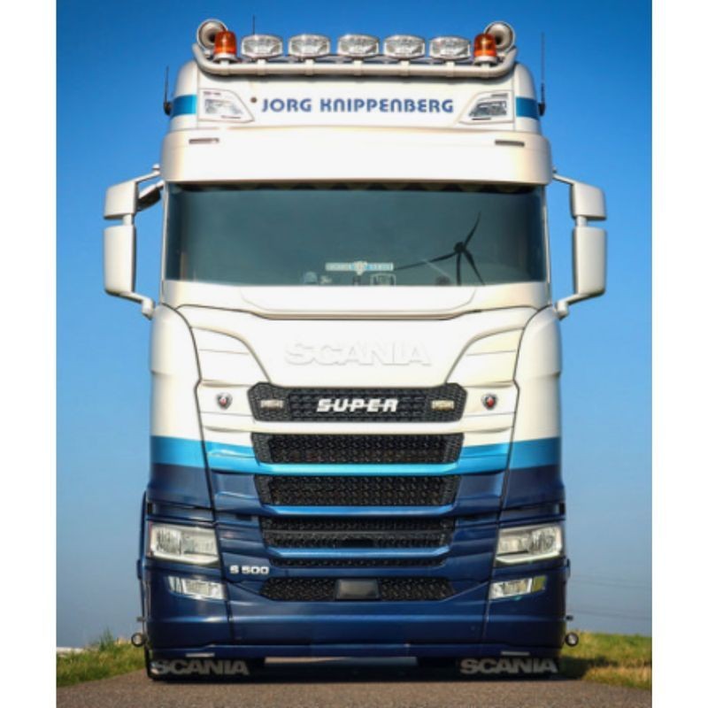 Visière Scania NTG Flat – Polyester adaptable sans veilleuses Visière Scania NTG Flat – Polyester adaptable sans veilleuses