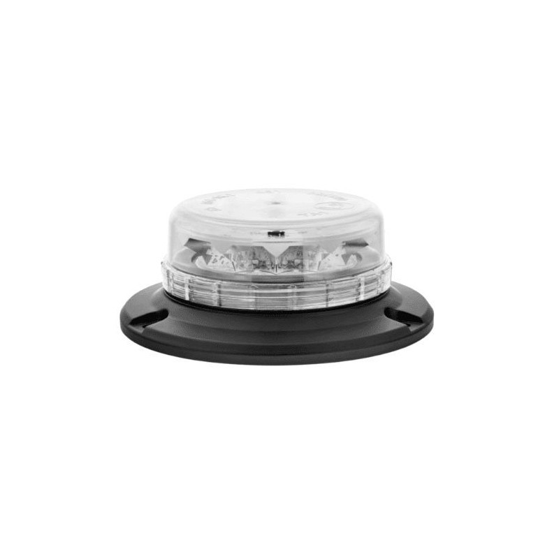 Compact Gyrophare LED poids lourd – Format réduit, lumière puissante - transparent Compact Gyrophare LED poids lourd – Format réduit, lumière puissante - transparent