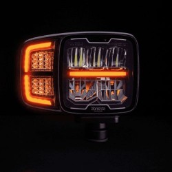 Feu de travail LED camion – HI LO mode fort et mode faible - Droite allumé de nuit