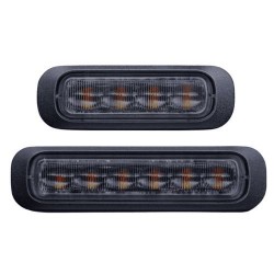 Feu flash LED orange – DK STROBE DARK lentille fumée - 4 ou 6 LEDS