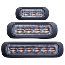 Feu flash LED orange – DK STROBE haute intensité - 3, 4 et 6 LEDS