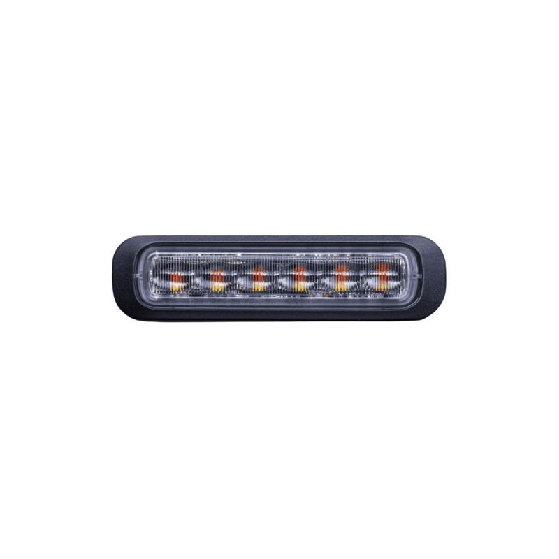 Feu flash LED orange – DK STROBE haute intensité - 6 LEDs éteints Feu flash LED orange – DK STROBE haute intensité - 6 LEDs éteints