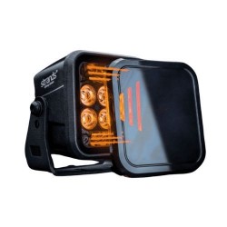 Feu de travail LED compact – DK FORTEX  haute puissance - Orange