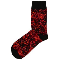 Look Danish Style complet – Chaussettes camion scandinaves - Rouge
