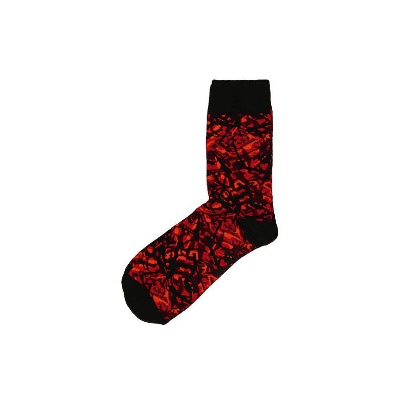 Look Danish Style complet – Chaussettes camion scandinaves - Rouge Look Danish Style complet – Chaussettes camion scandinaves - Rouge