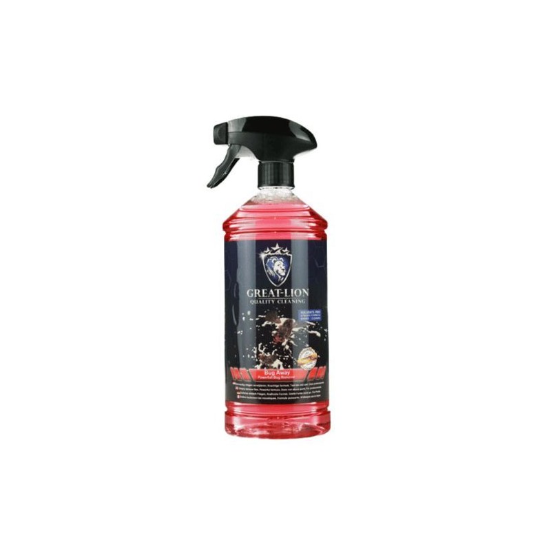 Spray anti-moustiques et anit-insectes pare-brise GREAT LION - Formule rapide et efficace : 1L Spray anti-moustiques et anit-insectes pare-brise GREAT LION - Formule rapide et efficace : 1L