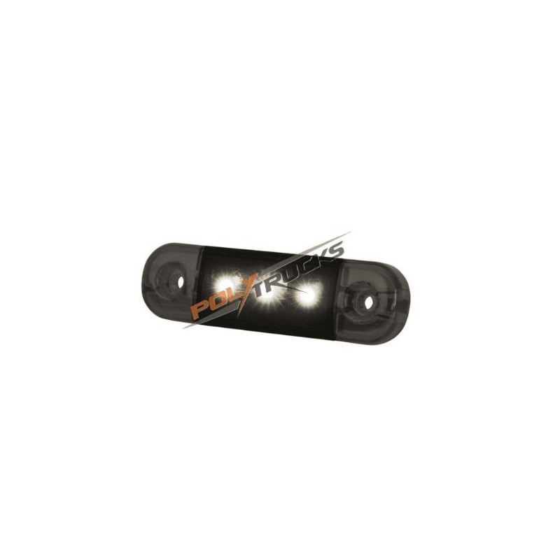 Feu de gabarit LED slim – DARK KNIGHT 3 LEDs fumé : Blanc Feu de gabarit LED slim – DARK KNIGHT 3 LEDs fumé : Blanc