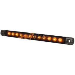Éclairage latéral tuning – Feu slim DARK KNIGHT : Orange