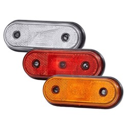 Feu de gabarit 4 LEDS : Performance et visibilité - 3 couleurs : Rouge, orange et blanc