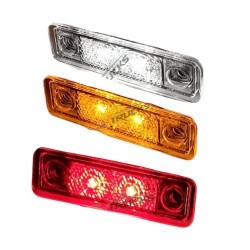 Feu de gabarit ASTRAL 2 LEDs – Signalisation latérale pour poids lourds - 3 couleurs disponibles