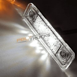 Feu de gabarit ASTRAL 2 LEDs – Signalisation latérale pour poids lourds - Blanc