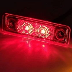Feu de gabarit ASTRAL 2 LEDs – Signalisation latérale pour poids lourds : Rouge Feu de gabarit ASTRAL 2 LEDs – Signalisation latérale pour poids lourds : Rouge
