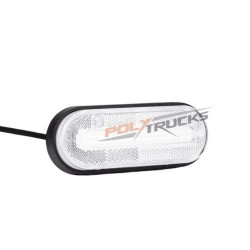 Signalisation LED poids lourd – Feu gabarit blanc