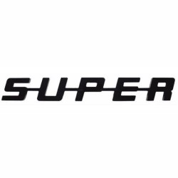 Emblème SUPER noir – Logo tuning camion à coller