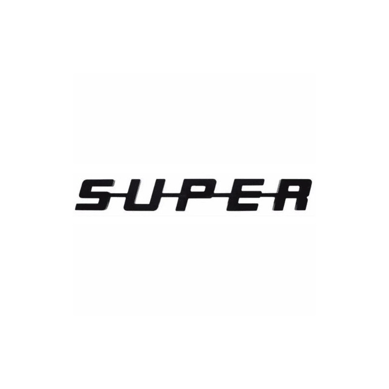 Emblème SUPER noir – Logo tuning camion à coller Emblème SUPER noir – Logo tuning camion à coller