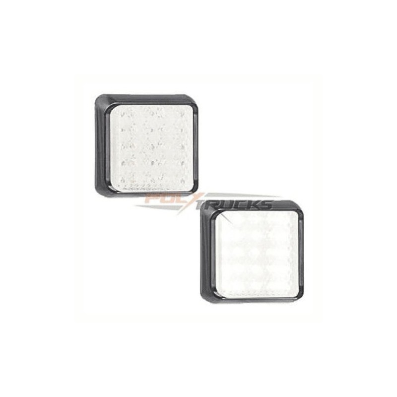 Feu arrière carré LED compact - Recul Feu arrière carré LED compact - Recul