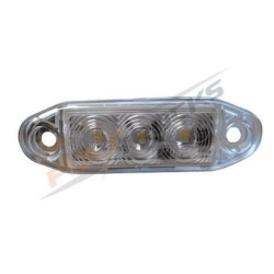 Feu Lucidity LED blanc – Cabochon transparent pour camion
