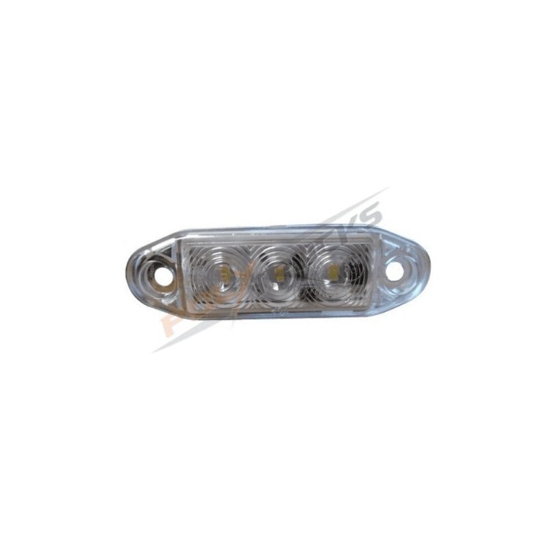 Feu Lucidity LED blanc – Cabochon transparent pour camion Feu Lucidity LED blanc – Cabochon transparent pour camion