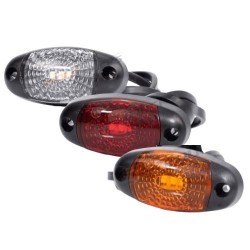 3 couleurs disponibles : Feu de gabarit Spider LED – Support souple pour camion ou remorque