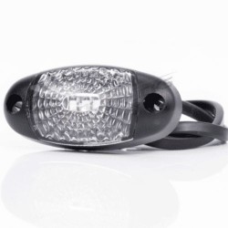 Feu de gabarit blanc  Spider LED – Support souple pour camion ou remorque