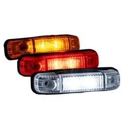 2 modèles disponibles de Feu de gabarit 2 LED cabochon transparent – Éclairage LED compact