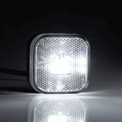 Feu de gabarit LED carré blanc – éclairage dans la nuit
