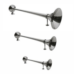 3 formats de Trompe Nedking chrome
