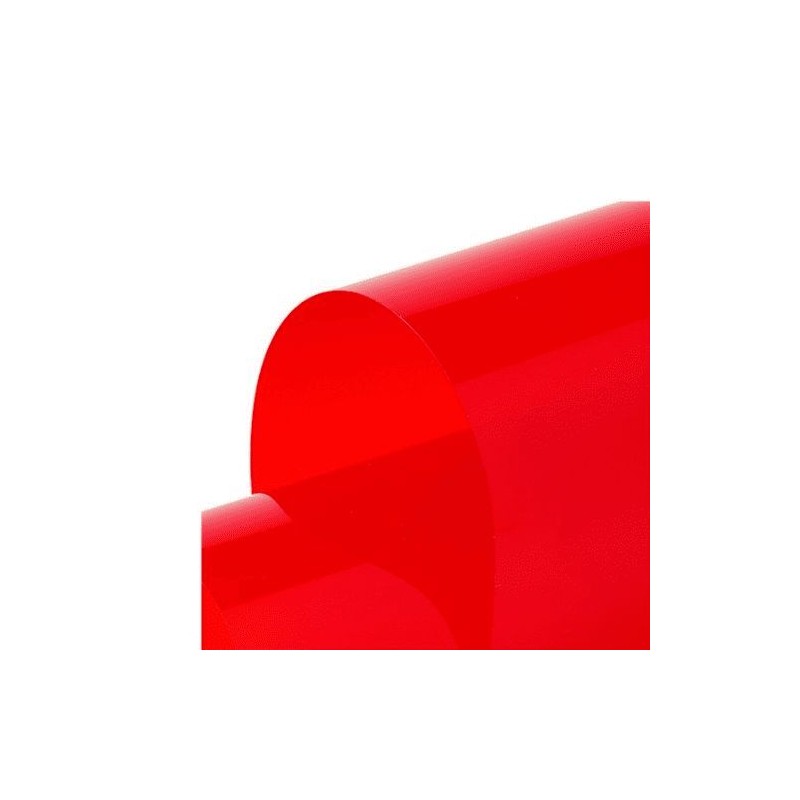 Film vinyle phare 30x120cm rouge à poser sur optique de camions Film vinyle phare 30x120cm rouge à poser sur optique de camions
