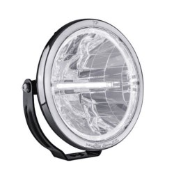 Phare LED longue portée Ambassador 9" - Chrome et lumière blanche