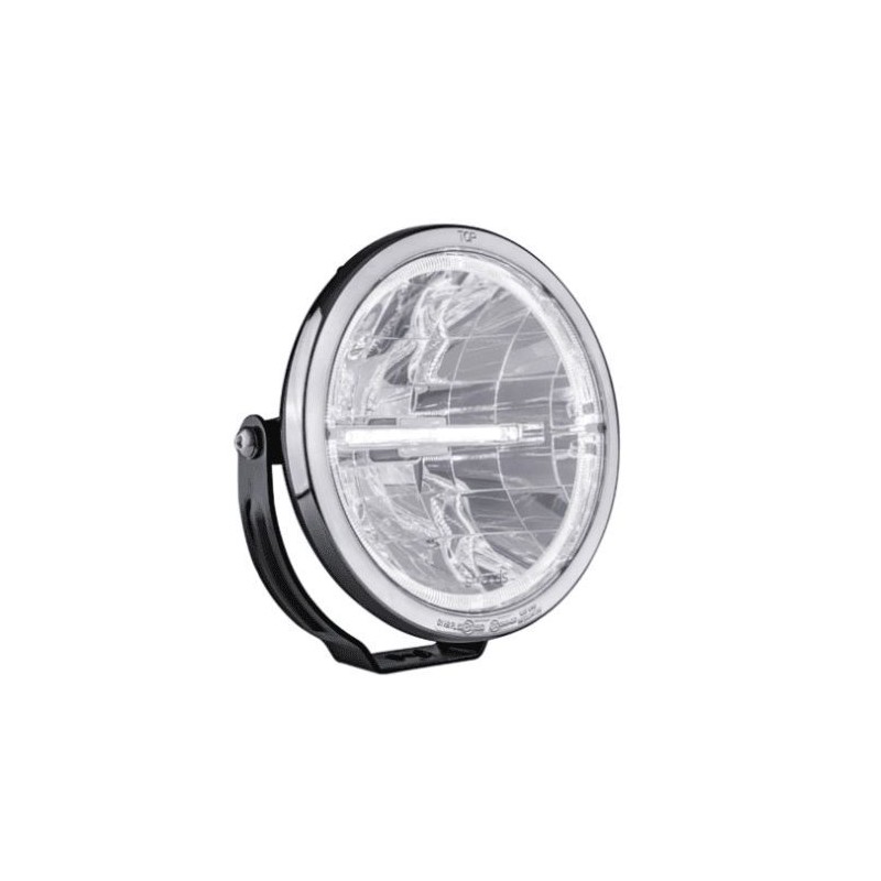 Phare LED longue portée Ambassador 9" - Chrome et lumière blanche