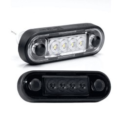 Feu de gabarit 4 LEDs encastrable pour camion ou véhicule utilitaire