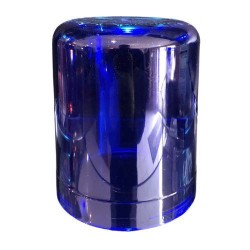 Cabochon bleu pour gyrophare à ampoule modèle Nordik