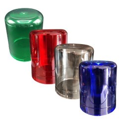 Cabochon pour gyrophare à ampoule modèle Nordik : 4 couleurs disponibles
