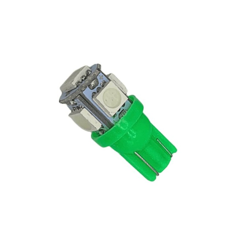Amoupoule vert 5 LEDs - W5W - 10W Amoupoule vert 5 LEDs - W5W - 10W