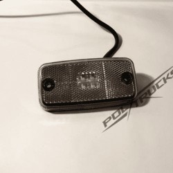 Feu de gabarit 4 LEDs rectangulaire idéal pour l'éclairage de camion - Orange éteint