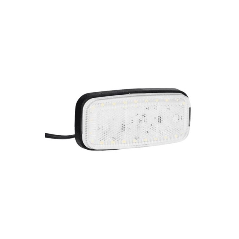 Feu de gabarit LED rectangulaire blanc - éclairage et sécurité Feu de gabarit LED rectangulaire blanc - éclairage et sécurité