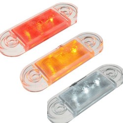 Feu de gabarit extra-plat 3 LEDs : disponible en 3 couleurs