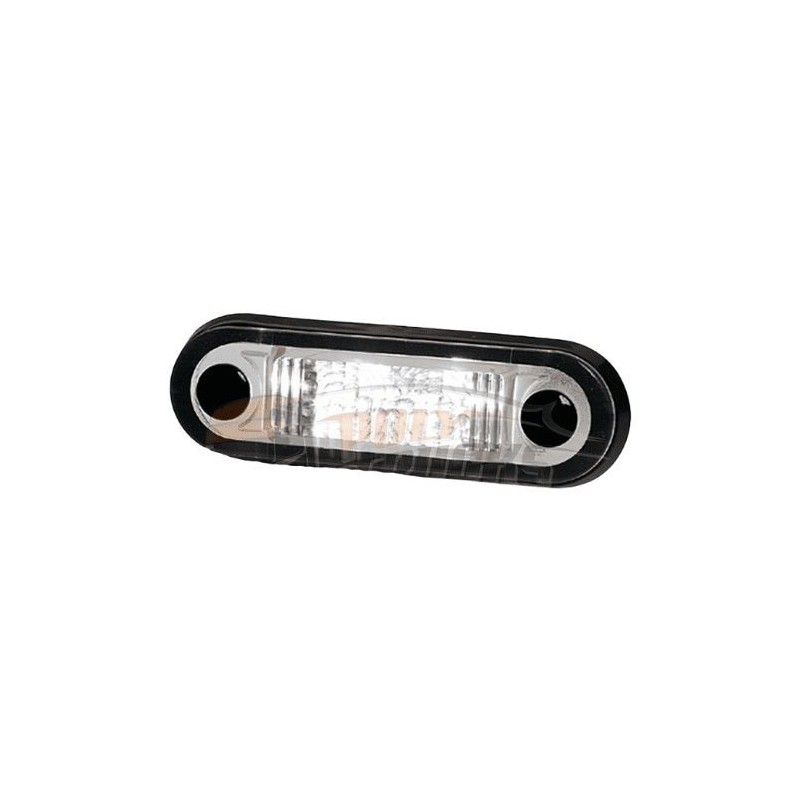 Feu de gabarit Hella 1 LED à encastrer blanc
