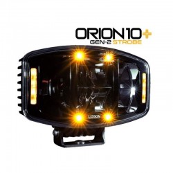 Phare longue portée ORION 10+ Strobe Noir : idéal pour un éclairage puissant et une sécurité renforcée