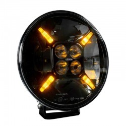 Phare longue portée Sarox 7+ noir - lumière orange