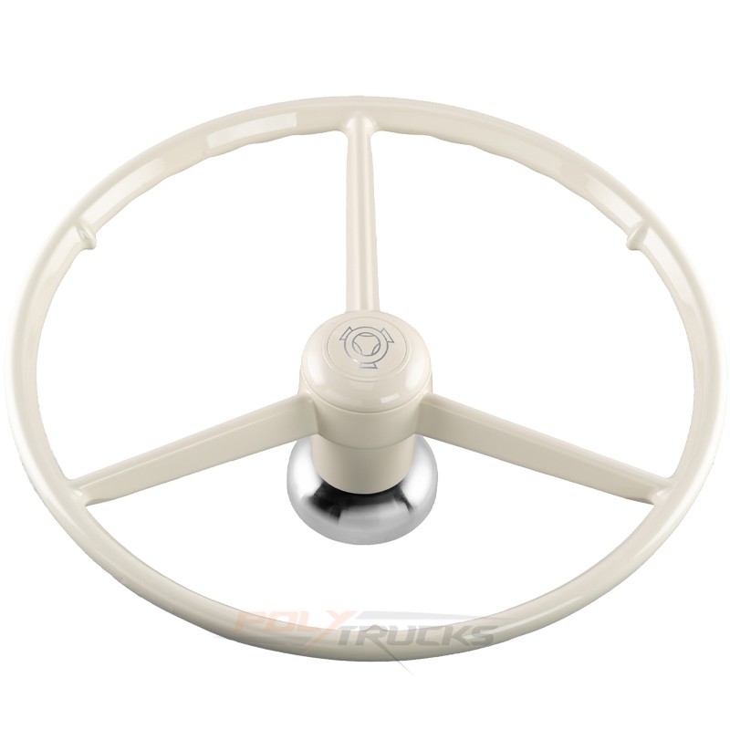 VOLANT 3 BRANCHES CAMION BLANC SCANIA VABIS VOLANT 3 BRANCHES CAMION BLANC SCANIA VABIS